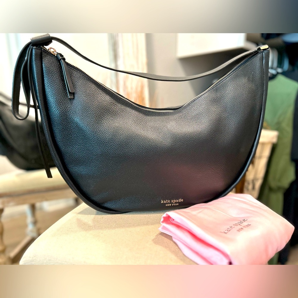 NWT KATE SPADE SMILE Large Shoulder Bag in Black!! Never used!!